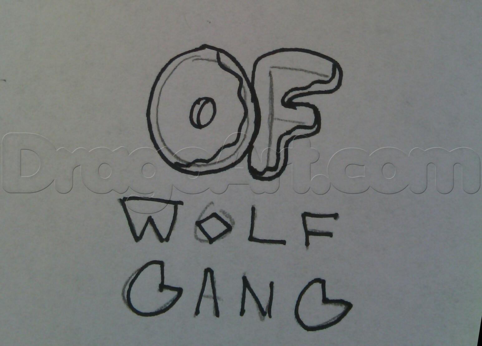 Cool Odd Future Logo - Draw The Odd Future Wolf Gang Logo, Step by Step, Drawing Sheets ...