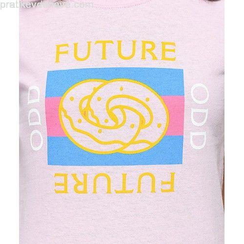 Cool Odd Future Logo - Women Odd Future Box Logo Pink T-Shirt Model is wearing a size Small ...