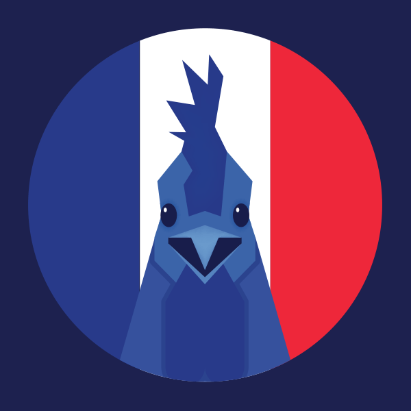 French Rooster Logo - Animal Allstars, des logos créatifs pour les équipes de l'Euro - Le ...