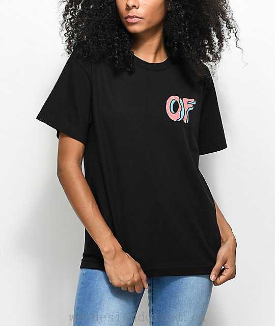 Cool Odd Future Logo - Women Very Cool Odd Future OF Logo Black T Shirt Fashion Every Day