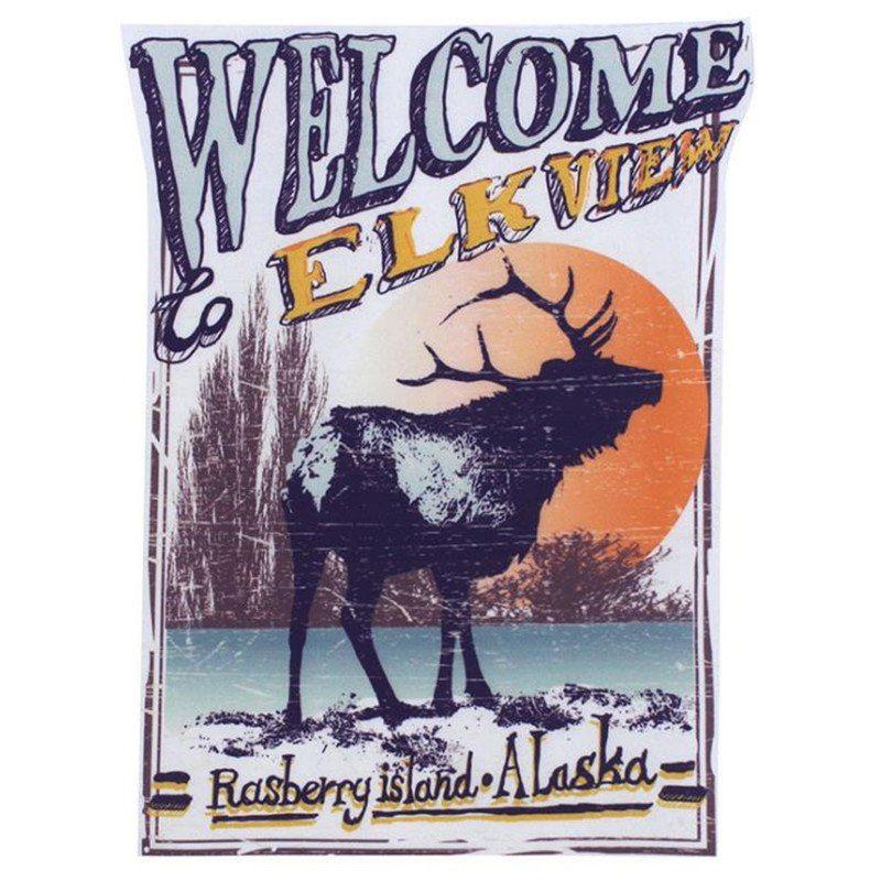 Elk Clothing Logo - T shirt Women patch 26cm elk logo iron on patches for clothing