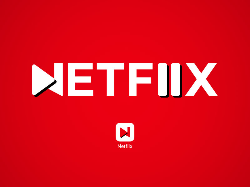 Netflix Graphic Logo - Netflix logo redesign by Hatice Icer | Dribbble | Dribbble