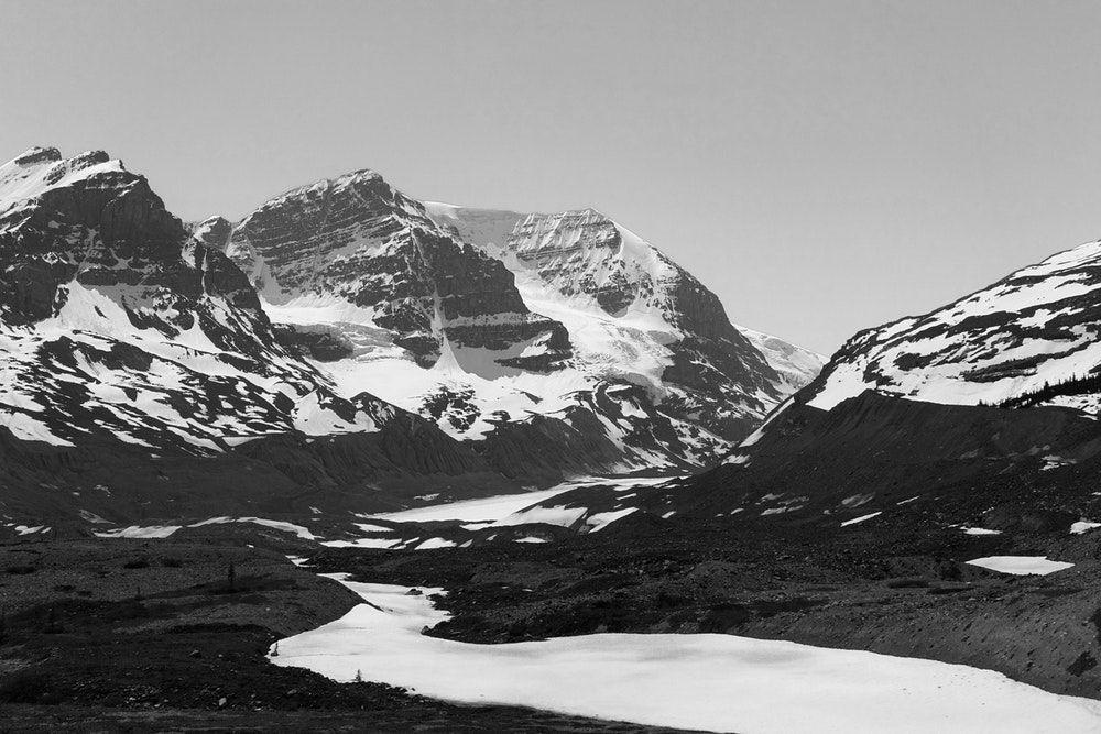 Black and White Mountain Peak Logo - Mountain, black and white, mountain peak and mountain ridge HD photo