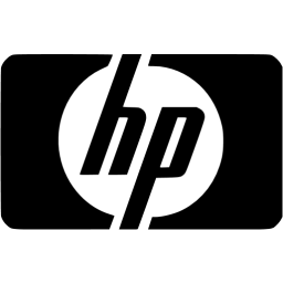 Black HP Logo - Black hp icon - Free black site logo icons