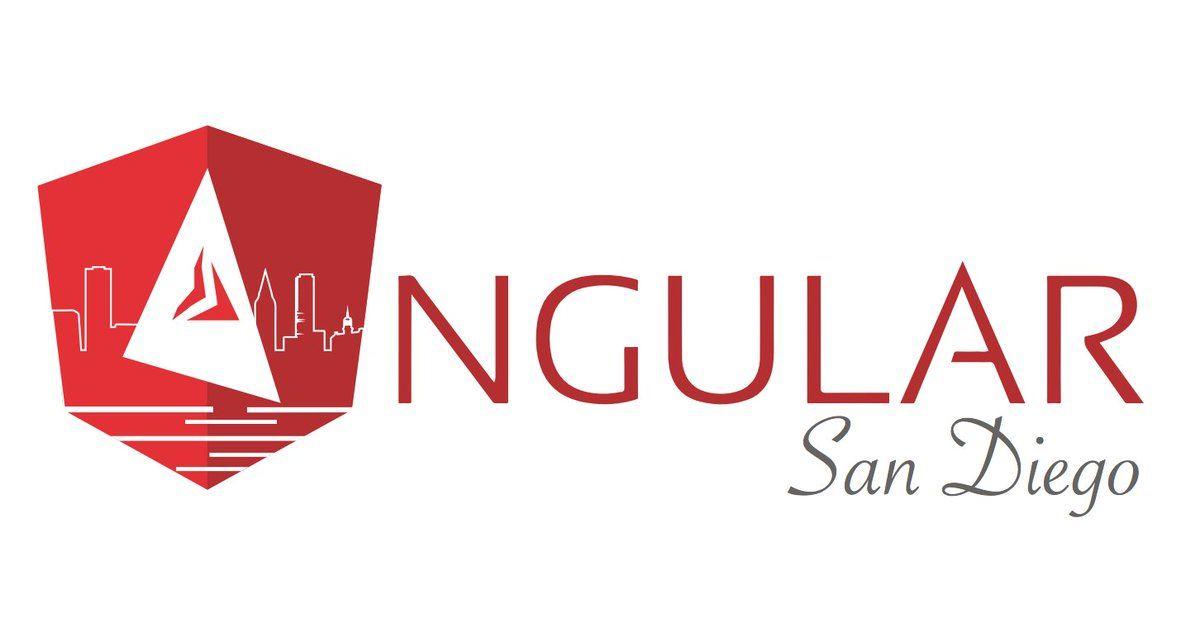 Red Angular Logo - Stephen Fluin cool #Angular logo for #SanDiego