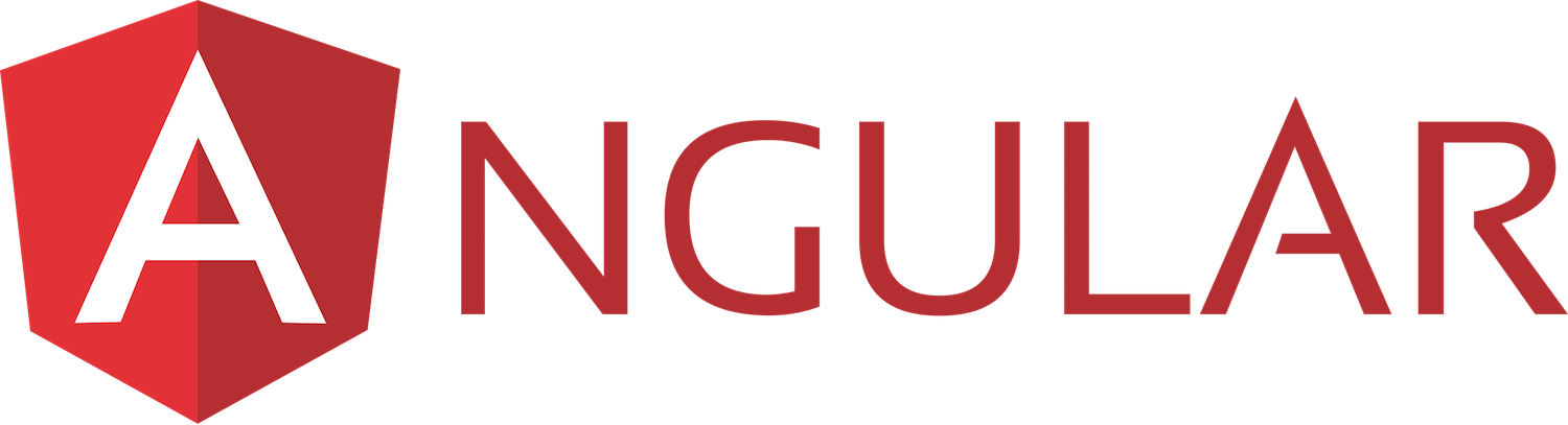Red Angular Logo - Angular Stack Python