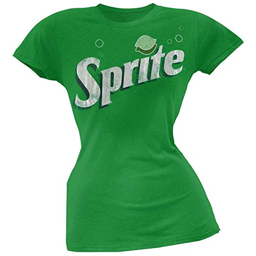 Vintage Sprite Logo - Amazon.com: Sprite - Pearly Vintage Logo Juniors T-Shirt - X-Large ...