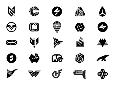 Random Logo - Random Logos, Symbols & Brand Marks from the Archives | Geometric ...