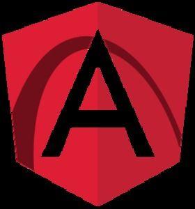Red Angular Logo - PaperCall.io Angular Meetup