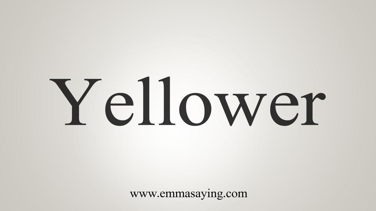 Black and Yellow ER Logo - How To Say Yellower - YouTube