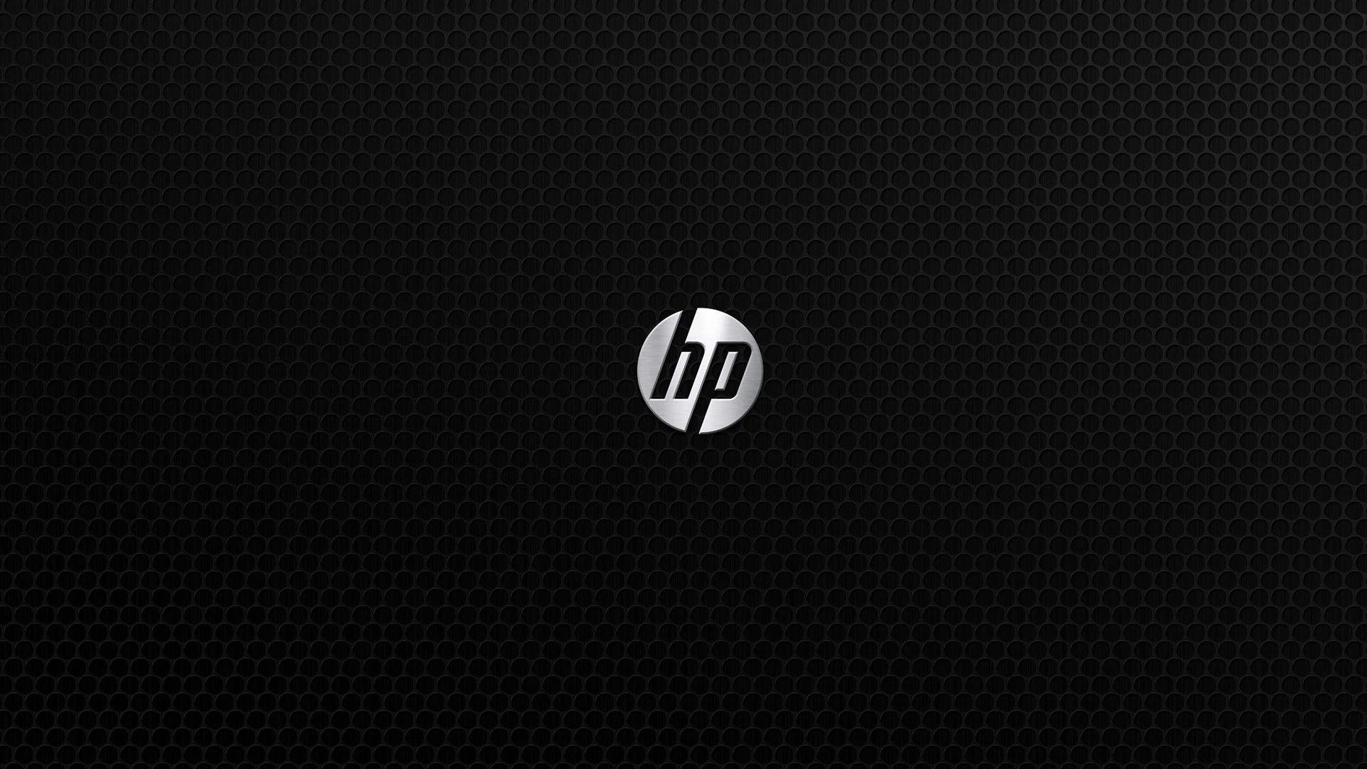 Black HP Logo - HP Logo Wallpaper