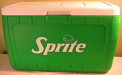 Vintage Sprite Logo - RARE Vintage Sprite Logo 48 Qt Chest Cooler Coleman 5248 Coca-Cola ...