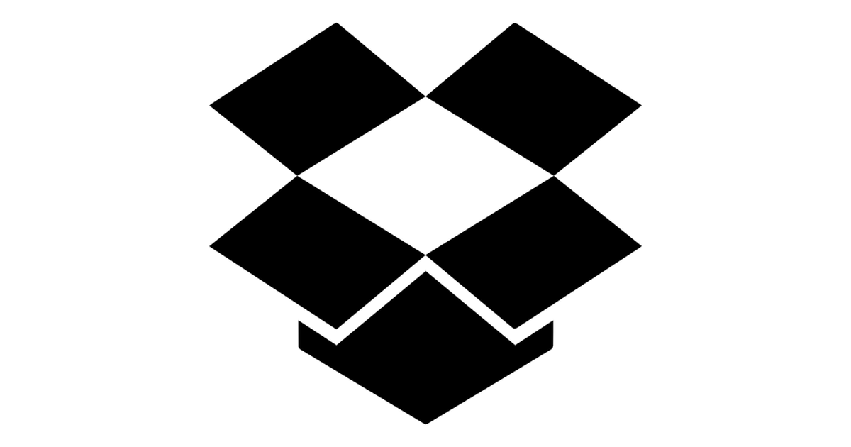 Dropbox Logo - Dropbox logo black silhouette logo icons