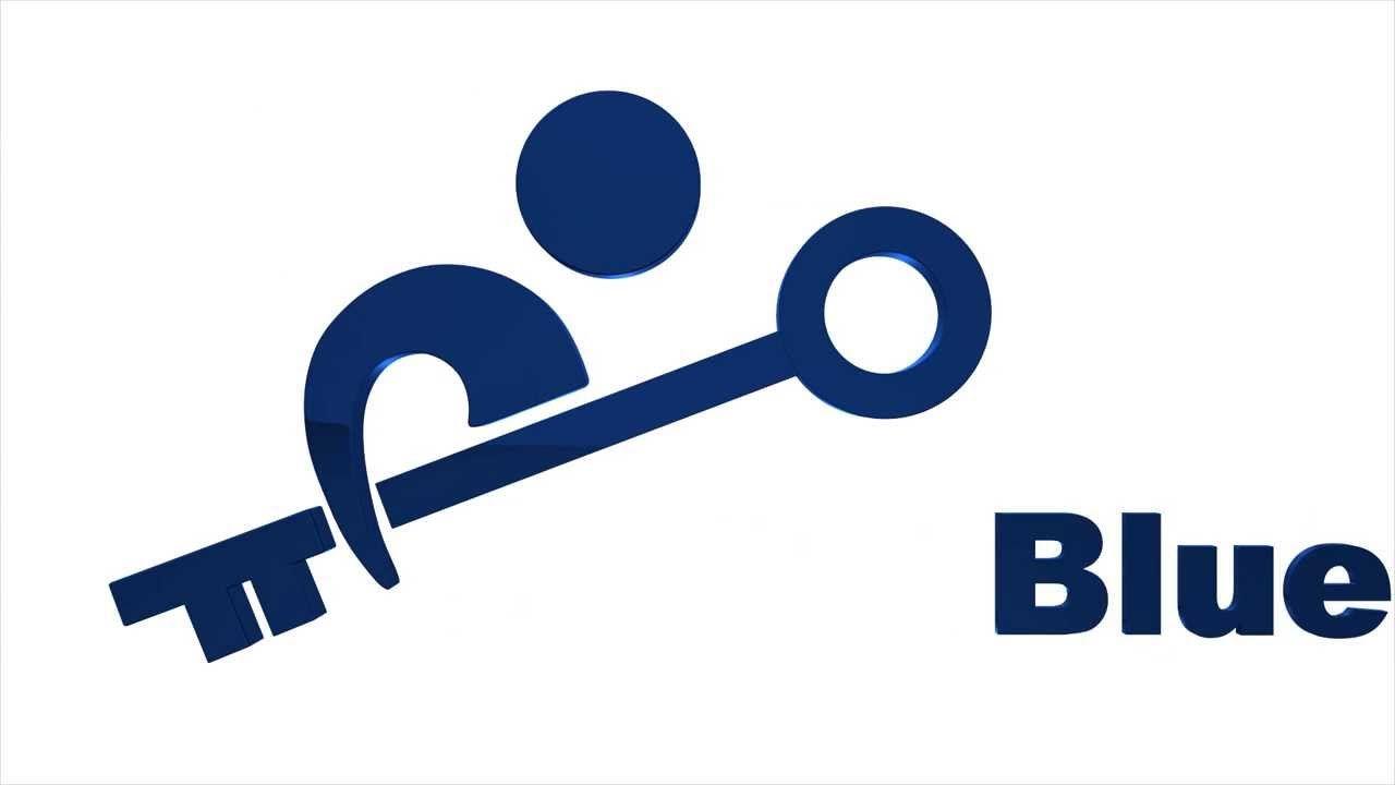 Key Logo - Blue Key Logo Animation