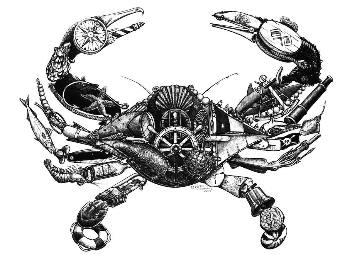 EOD Crab Logo - EOD Crab