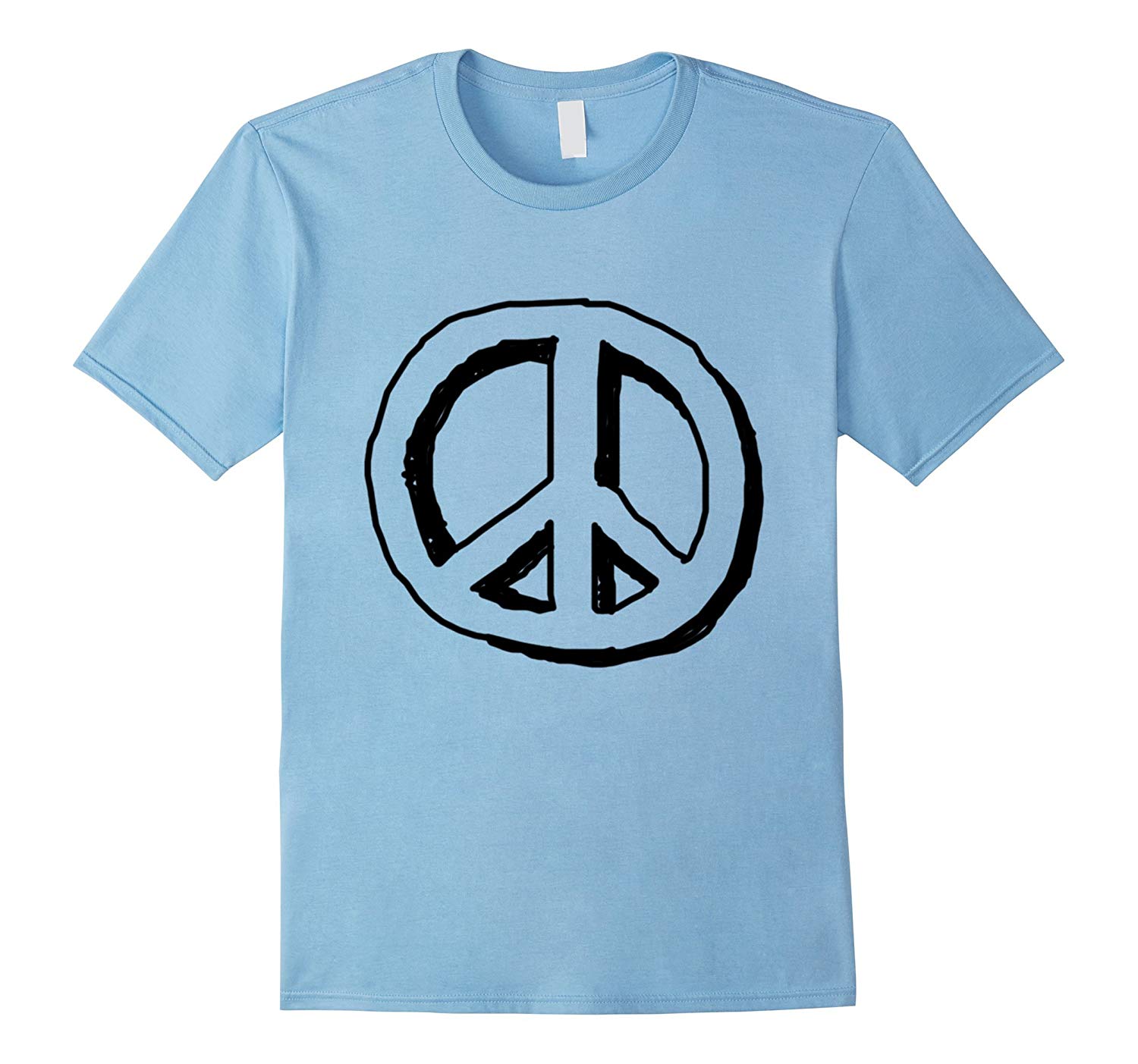 Hippie Love Logo - Peace Sign | Vintage Hippie Love & Equality Shirt-FL - Sunflowershirt