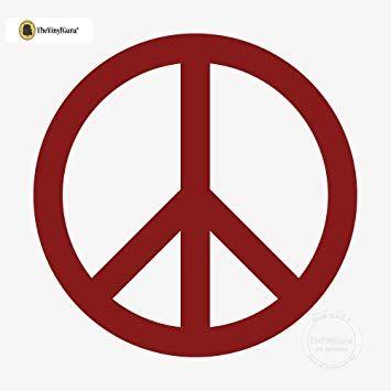 Hippie Love Logo - Amazon.com: TheVinylGuru - Peace Symbol Wall Sticker Decal - Size ...