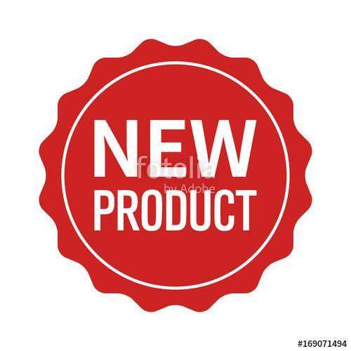 New Product Logo - New product label, seal, sticker or burst flat vector icon for ...