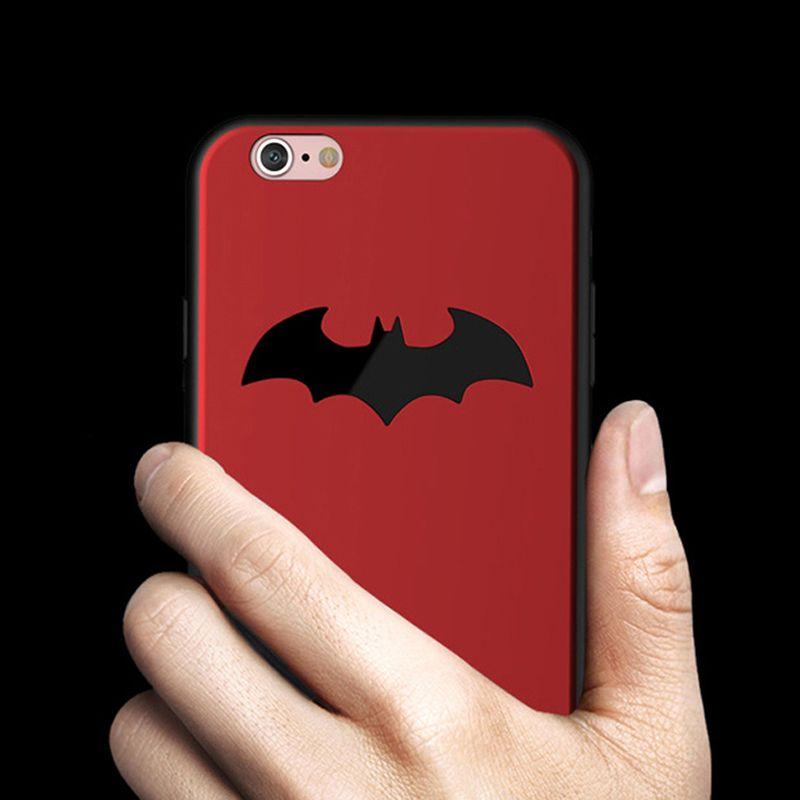 Original Batman Logo - Cool Original Batman Cell Phone Case For iPhone 6 and 7: Black Sunk