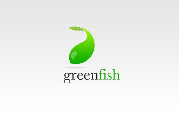 Green Fish Logo - 35 Cleverly Used Fish Logo Designs | Design3edge.com