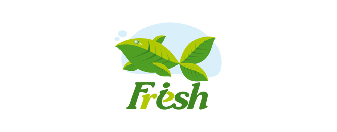 Green Fish Logo - inspiring fish logo 26 - preview