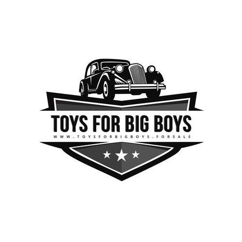 Big Car Logo - Vintage cars - TOYS FOR BIG BOYS - LOGO CONTEST | Logo design contest