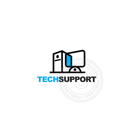 Computer Repair Logo - Computer Repair Logo | Pixellogo