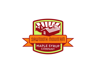 Sawtooth MTN Logo - Sawtooth Mountain Maple Syrup Company logo design - 48HoursLogo.com