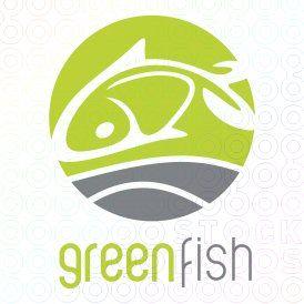 Green Fish Logo - green fish logo | Design // Logos | Logos, Poisson, Fruits de Mer