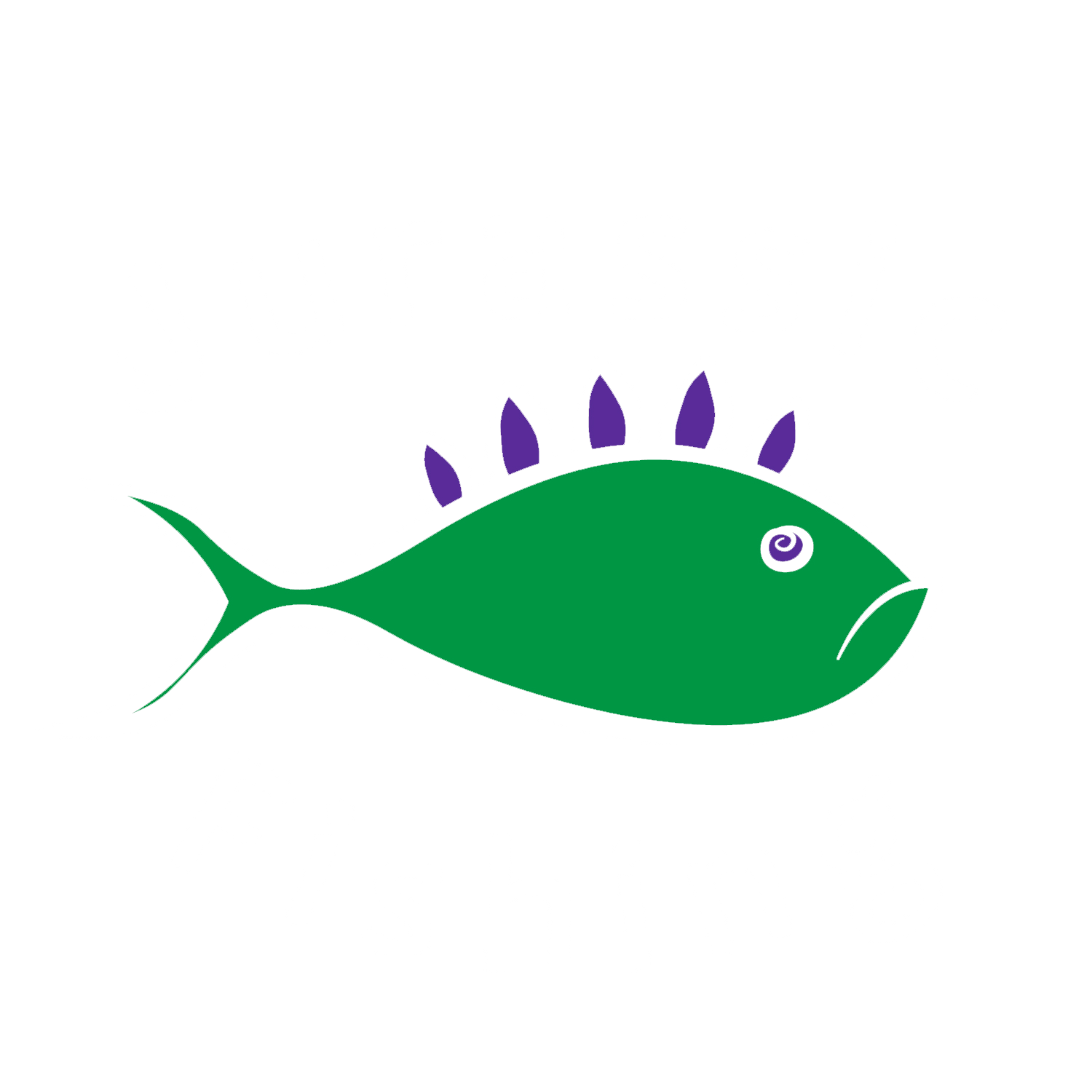 Green Fish Logo - About Us - Jurassic Fishing