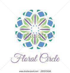 Blue Floral Logo - 31 Best Circle Flower Logo images | Floral logo, Flower logo, Black ...