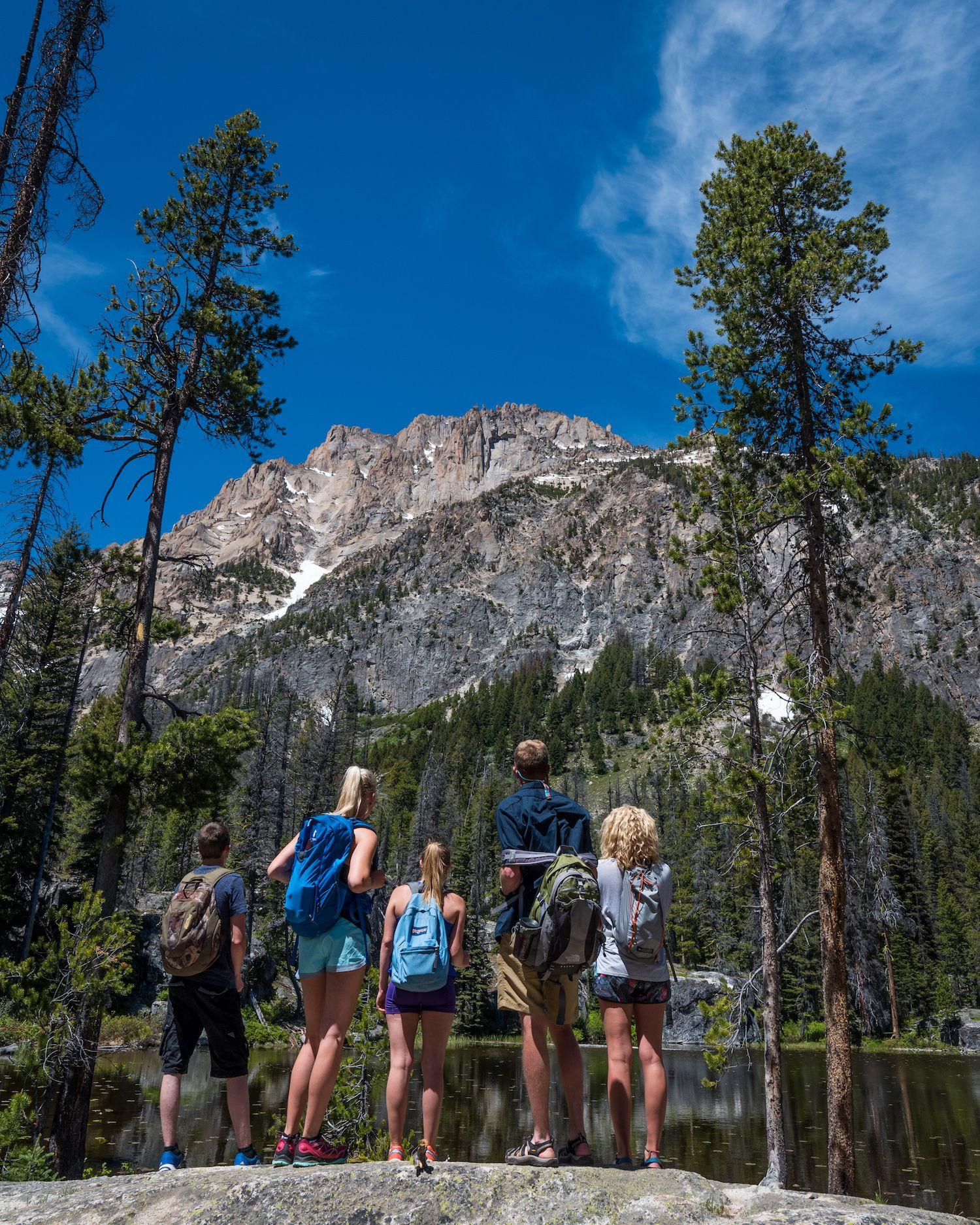 Sawtooth MTN Logo - Experience Our Area With the Sawtooth Mountain Guides Lake
