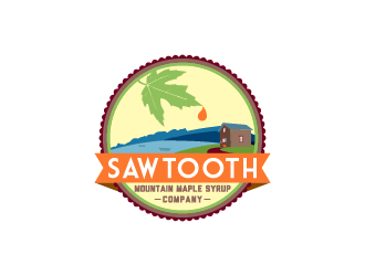 Sawtooth MTN Logo - Sawtooth Mountain Maple Syrup Company logo design