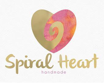 Spiral Heart Logo - Spiral heart | Etsy