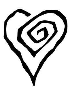 Spiral Heart Logo - Marilyn Manson spiral heart would look cool as a tattoo on my finger