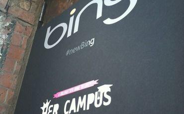 Sexy Bing Logo - Bing Tries to Make Search to College Women Engine