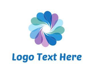 Blue Floral Logo - Florist Logo Designs | Create A Florist Logo | BrandCrowd