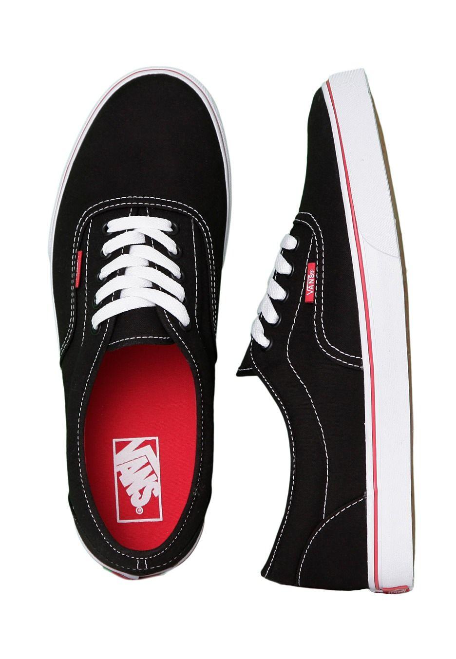 Black and Red Vans Logo - Vans - LPE Black/Red - Shoes - Impericon.com UK