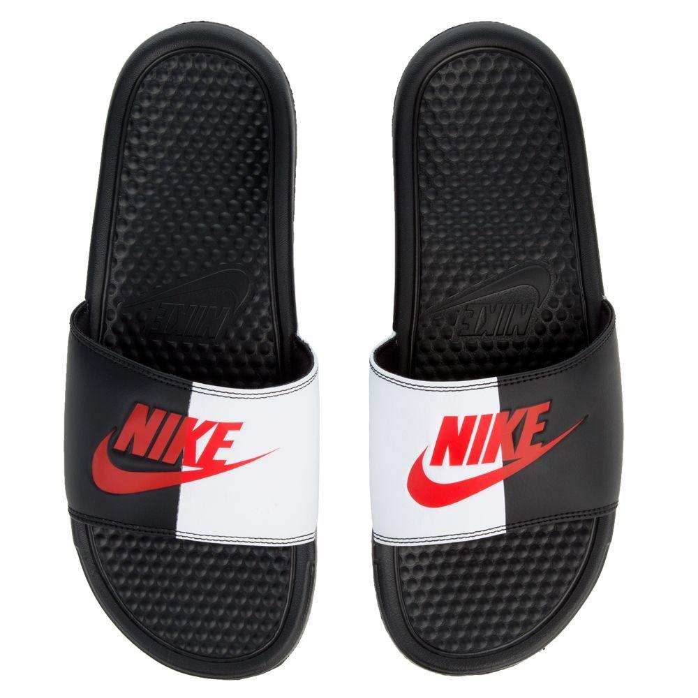 Red White and Black B Logo - BENASSI Just Do It BLACK GAME RED WHITE