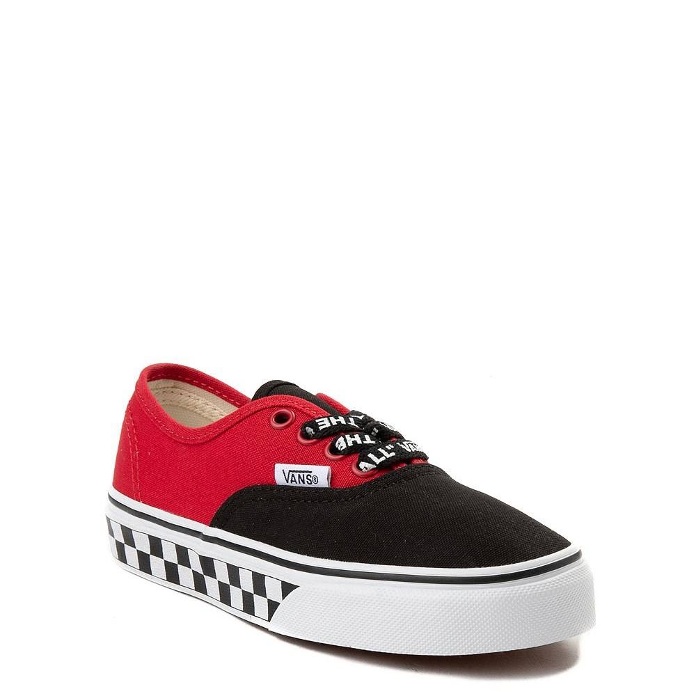 Black and Red Vans Logo - Youth/Tween Vans Authentic Logo Pop Skate Shoe | Journeys