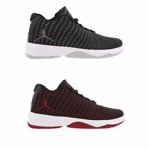 Red White and Black B Logo - Nike Air Jordan B Fly Black White Red White Basketball Trainers