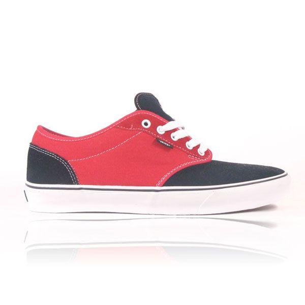 Black and Red Vans Logo - Vans Atwood Kids Skate Shoes Black Red. Boys. Footwear. The Board