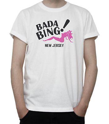 Sexy Bing Logo - BADA BING SOPRANOS Jersey Mafia Stripper Tony Men's Tee Shirt 1819 ...
