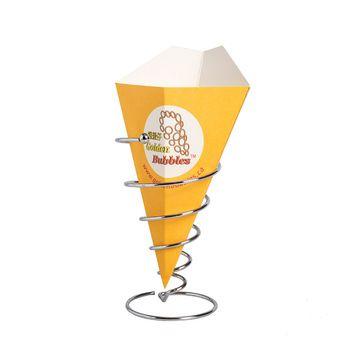 Waffle Cone Logo - Cardboard Paper Egg Waffle Cone For Fast Shop - Buy Paper Egg ...