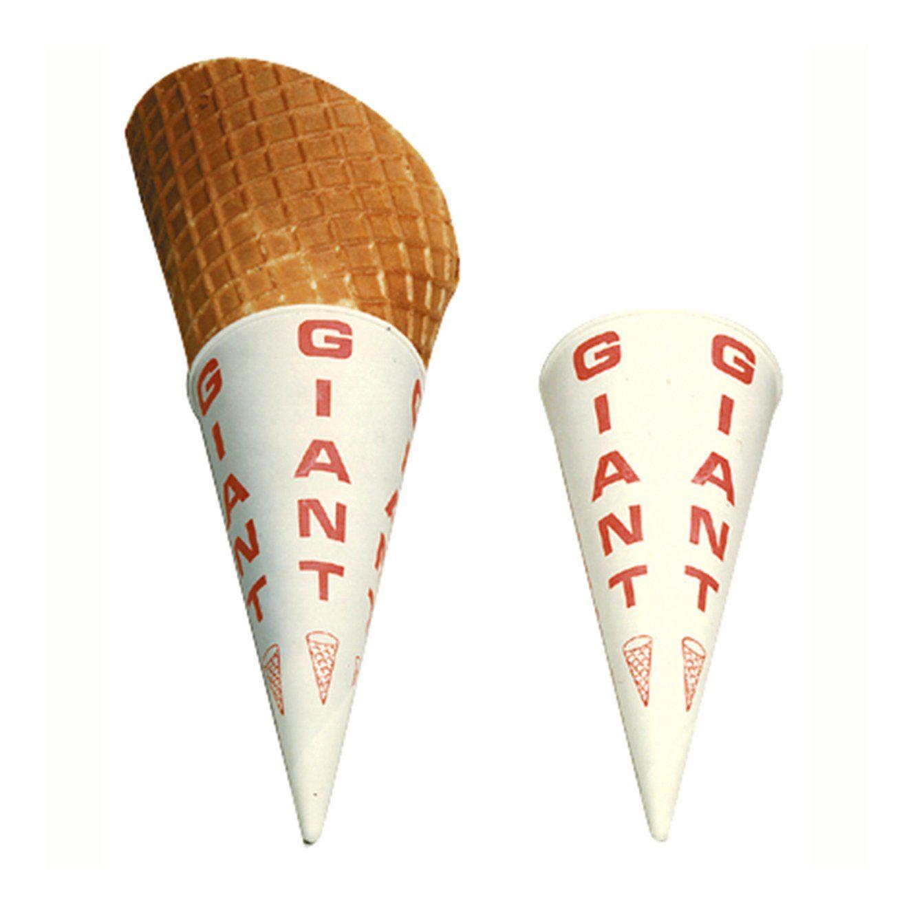 Waffle Cone Logo - Baker Supplies | Giant Cone Jackets - Gold Medal #8904 – Gold Medal ...