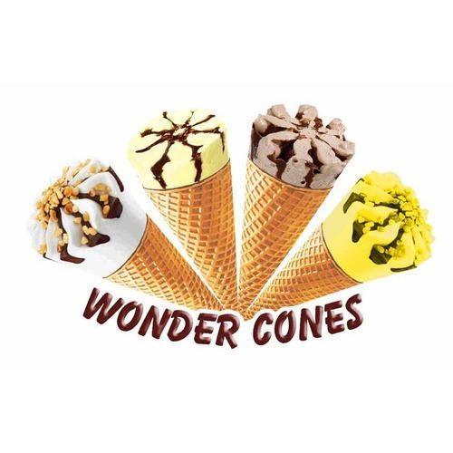 Waffle Cone Logo - Wonder Cones Ice Cream, Softy Cone, Waffle Cone, आइसक्रीम ...