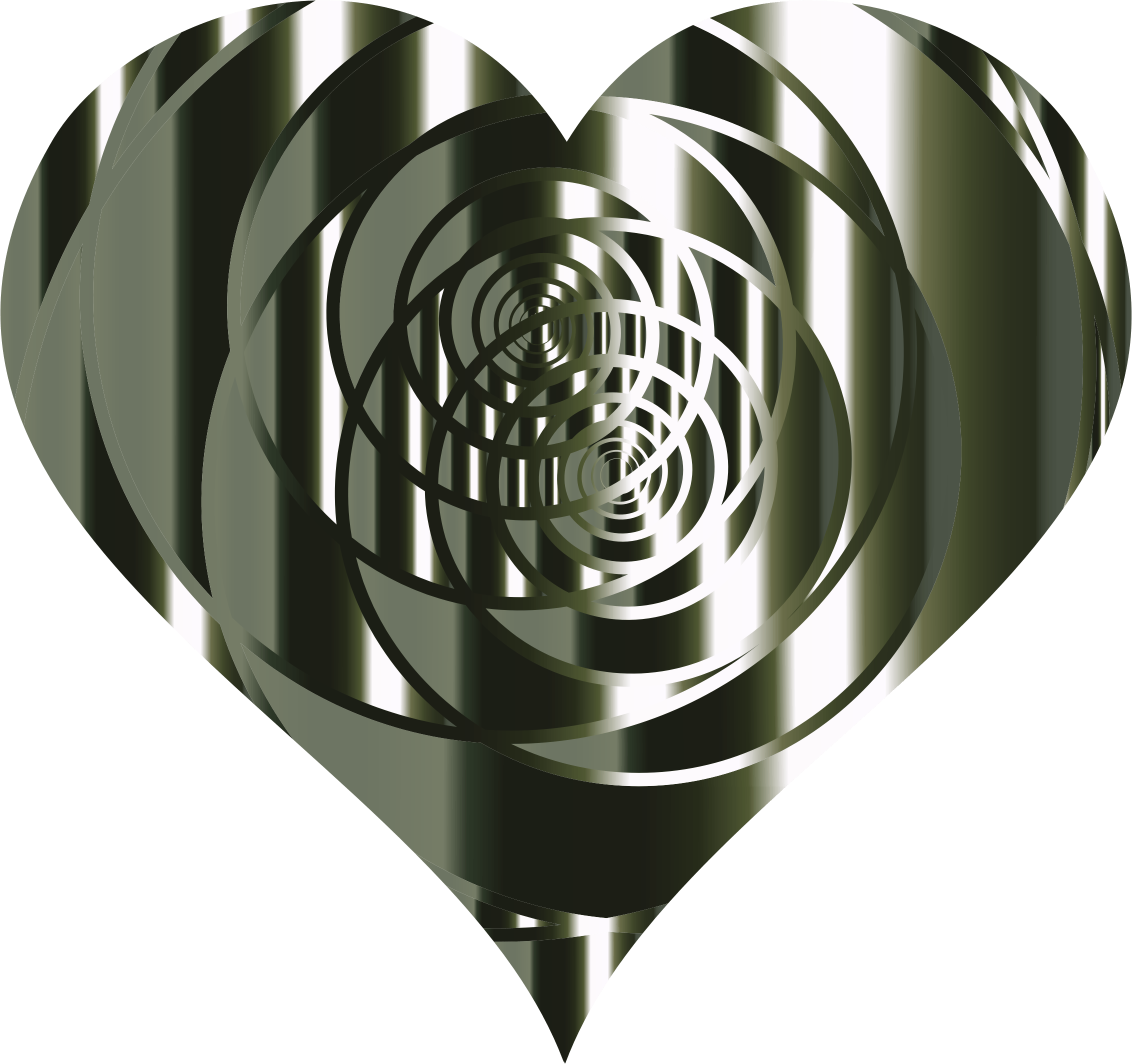 Spiral Heart Logo - Clipart - Spiral Heart 6
