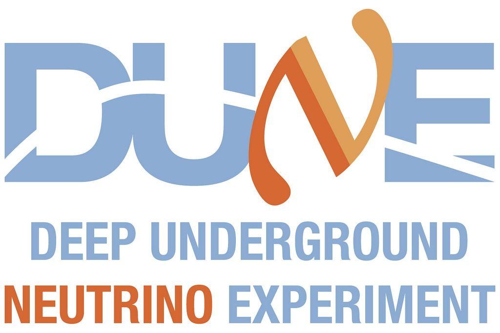 Dune Logo - DUNE logo. The DUNE logo includes neutrino symbols and