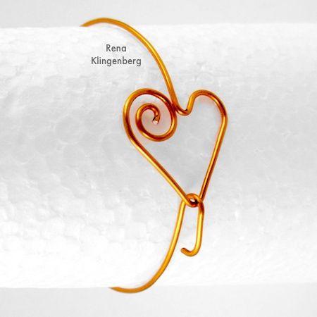 Spiral Heart Logo - Spiral Heart Wire Bracelet (Tutorial) – Jewelry Making Journal