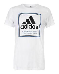 White Box Logo - Adidas Mens White Box Logo V1 Roots Tee T-Shirt Top Size M ...